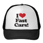 I Love Fast Cars! Mesh Hats