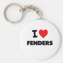 I Love Fenders Key Chains