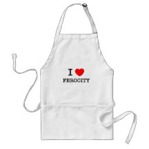 I Love Ferocity Apron