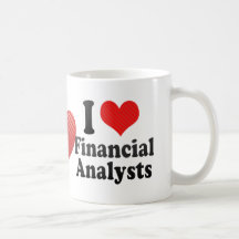 I Love Financial Analysts Coffee Mug