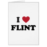I love Flint Michigan Greeting Card