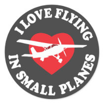 I Love Flying In Small Planes stickers