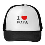 I Love Fofa Mesh Hats