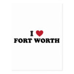 I Love Fort Worth Texas Post Card