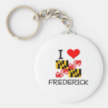 I Love Frederick Maryland Key Chain