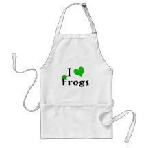 I Love Frogs Aprons