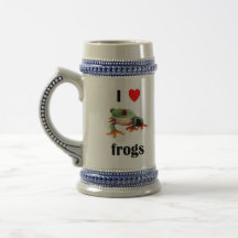 I Love  Frogs Mug