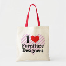 I Love Furniture Designers Tote Bag