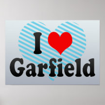 I Love Garfield, United States Posters
