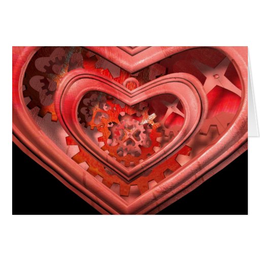 I love gears greeting cards