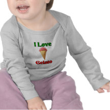 I Love Gelato (Italian Ice Cream) T Shirts