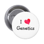 I Love Genetics Pin