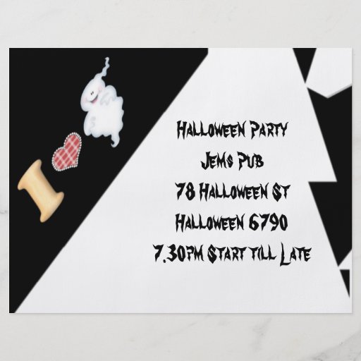 I Love Ghosts Flyer
