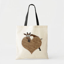 I Love Giraffes Bags