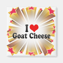 I Love Goat Cheese Fridge Magnets