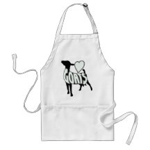 I LOVE GOATS LOGO ICON APRON