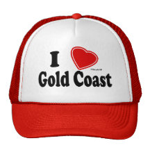 I Love Gold Coast Mesh Hat