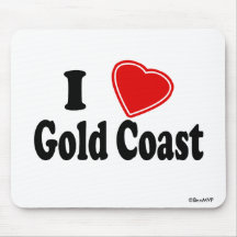 I Love Gold Coast Mousepad