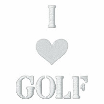 "I LOVE GOLF" SHIRT - Customised EMBROIDERY Embroidered Shirt