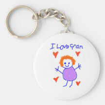 I Love Gran Key Chains