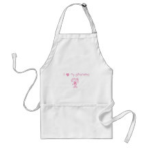 I LOVE GRANDMA APRON