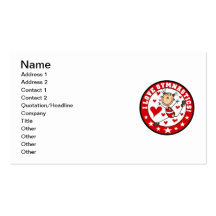 I Love Gymnastics Business Card Template