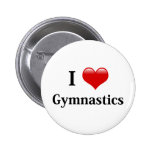I Love Gymnastics Buttons