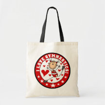 I Love Gymnastics Tote Bag