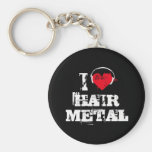 I love hair metal key chain
