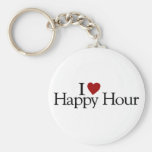 I Love Happy Hour Keychain