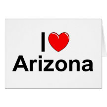 I Love (Heart) Arizona Card