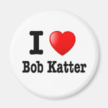 I love (heart) Bob Katter Fridge Magnet