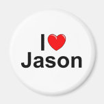 I Love (Heart) Jason Magnet