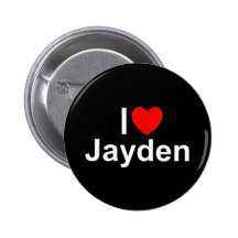 I Love (Heart) Jayden Buttons