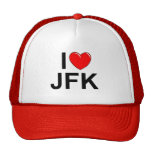 I Love (Heart) JFK Hats