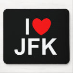 I Love (Heart) JFK Mouse Pads