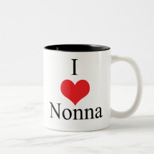 I Love (Heart) Nonna Mugs