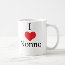 I Love (Heart) Nonno Mugs