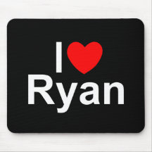 I Love (Heart) Ryan Mouse Pad