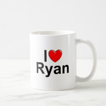 I Love (Heart) Ryan Mugs