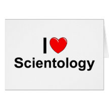 I Love (Heart) Scientology Card