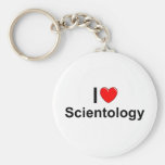 I Love (Heart) Scientology Keychain