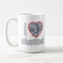 I Love Heart Skating mug