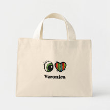 I Love (Heart) Veronica Tote Bags