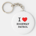 I Love Highway Patrol Key Chain