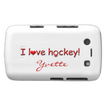 I Love Hockey!-Female Player Name Blackberry Bold Cover