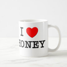 I Love HONEY ( food ) Coffee Mugs