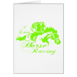 I LOVE HORSE RACING CARDS