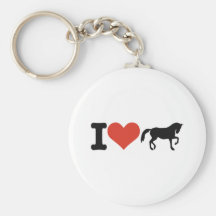 I love Horses Key Chain