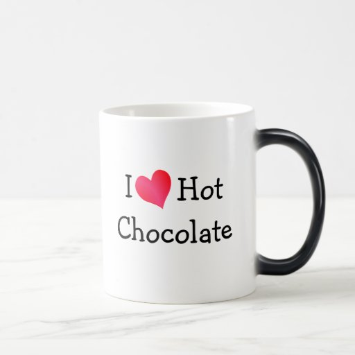 i love hot chocolate mug